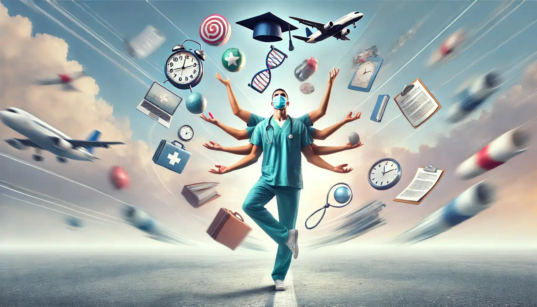 juggling medical assistant